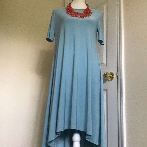 Sea Foam Green High Low Dress - Picture 5 of 7